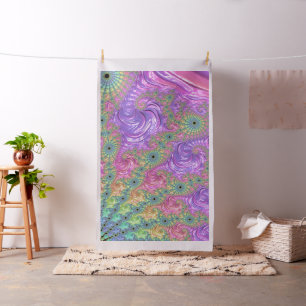 Rainbow Fractal Fabric