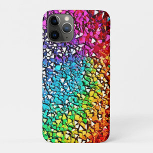 Rainbow Fragment Mosaic Case-Mate iPhone Case