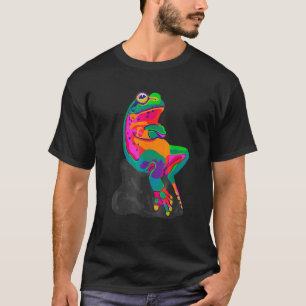 Rainbow Frog Painting T-Shirt