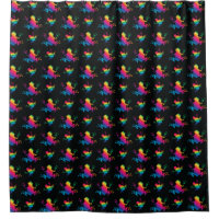 Rainbow Frog Pattern