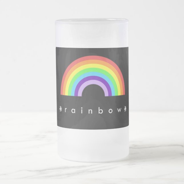 Rainbow frosted mug (Center)