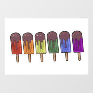 Rainbow Frozen pop Parade