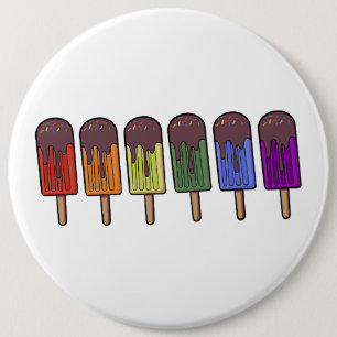 Rainbow Frozen pop Parade 6 Cm Round Badge