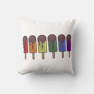 Rainbow Frozen pop Parade Cushion