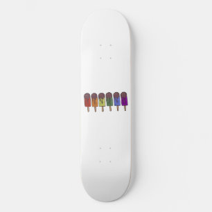 Rainbow Frozen pop Parade Skateboard