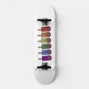 Rainbow Frozen pop Parade Skateboard