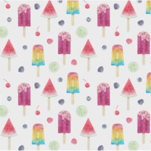Rainbow frozen rainbow fruit juice pattern