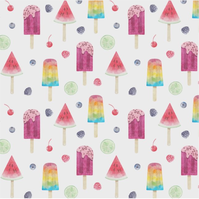 Rainbow frozen rainbow fruit juice pattern (Front)