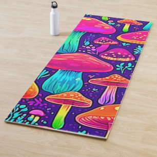 Rainbow Fungus: Cartoon Dream Yoga Mat