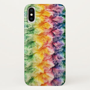 rainbow fur Case-Mate iPhone case