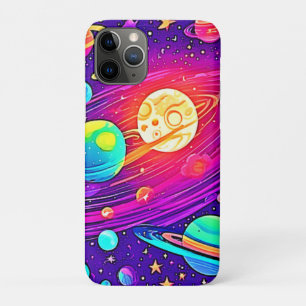 Rainbow Galaxy: Cartoon Fun Case-Mate iPhone Case