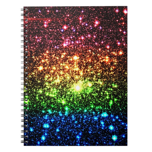 Rainbow Galaxy Spiral Notebook (Front)