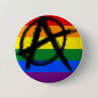 rainbow gay anarchy button
