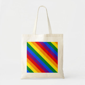 Rainbow Gay Lesbian Trans Queer LGBTQ Pride Flag Tote Bag