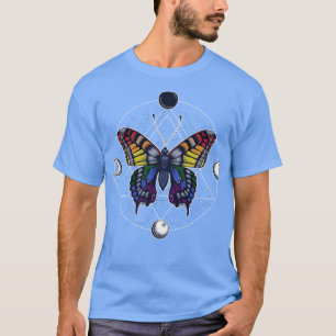 Rainbow Gay Pride Butterfly LGBT Flag T-Shirt