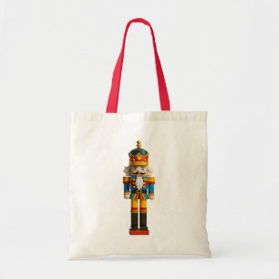 Rainbow Gay Pride Christmas Nutcracker Toy Tote Bag