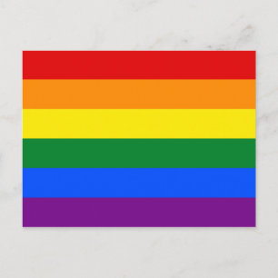 Rainbow Gay Pride Flag Postcard