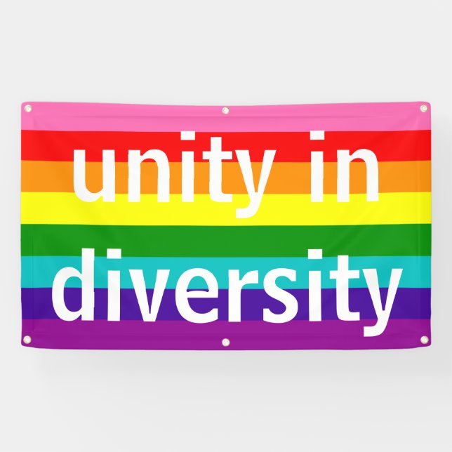 Rainbow Gay Pride LGBT Original 8 Stripes Flag Banner (Horizontal)