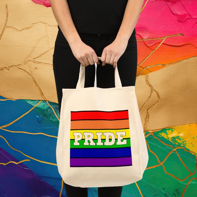 Rainbow Gay Pride Tote Bag (Creator Uploaded)