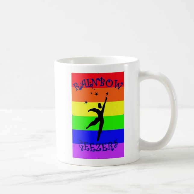 Rainbow Geezers Logo Coffee Mug (Right)