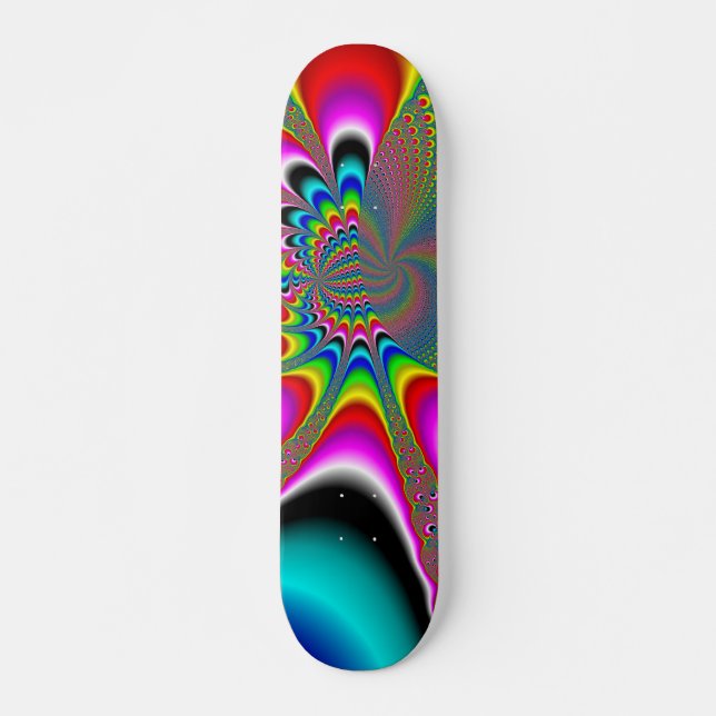 Rainbow Generator - Fractal Skateboard (Front)