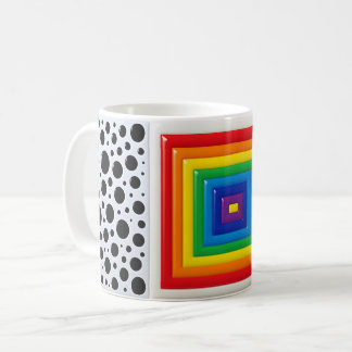 Rainbow Geometric Coffee Mug