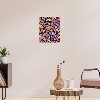 Rainbow Geometric - Print