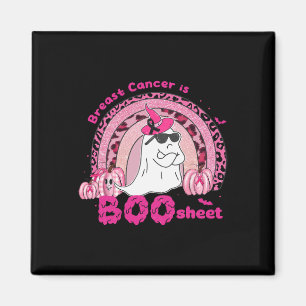Rainbow Ghost Breast Cancer Is Boo Sheet Awareness Magnet