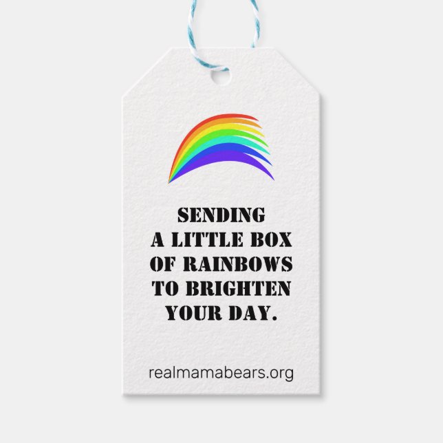 Rainbow Gift Tag (Front)