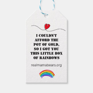 Rainbow Gift Tag