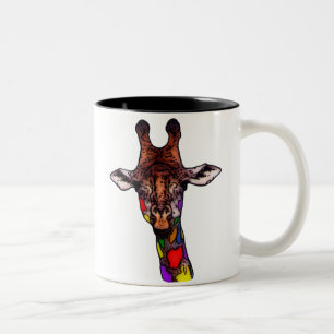 Rainbow Giraffe Mug
