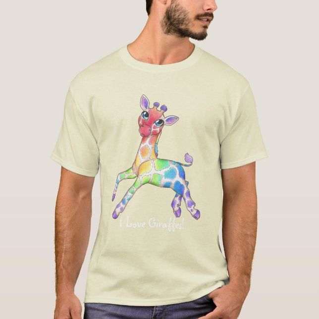 Rainbow Giraffe Shirt (Front)