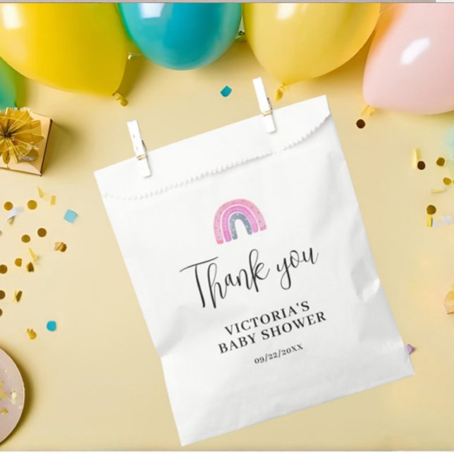  Rainbow Girl Baby Shower Favour Bags (Creator Uploaded)