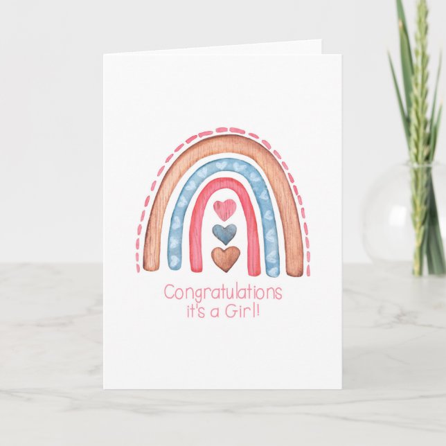 Rainbow Girl Card (Front)
