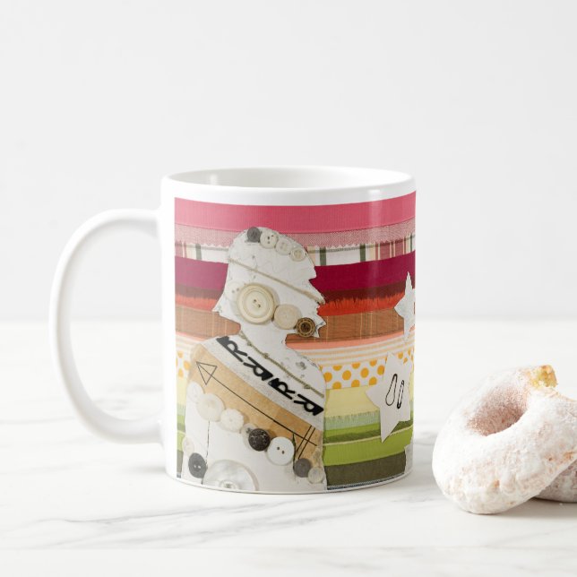 Rainbow Girl Coffee Mug (With Donut)