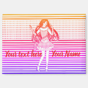 Rainbow girlfriend magnet