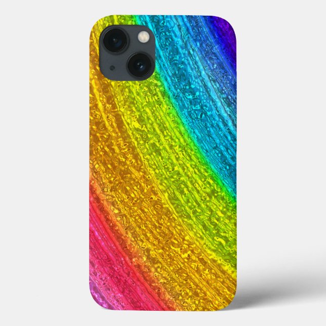 Rainbow Glass Art 1 Case-Mate iPhone Case (Back)