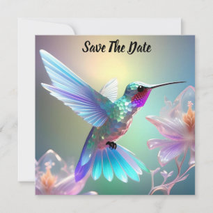 Rainbow Glass Hummingbird, Save The Date
