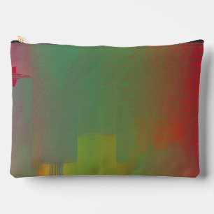 rainbow glitch accessory pouch