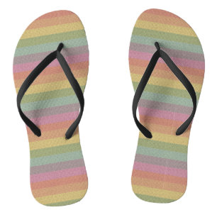 Rainbow Glitter Print Metallic Wedding bride groom Jandals