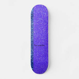 Rainbow glitter skateboard