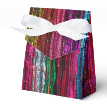 Rainbow Glitter Stripes Pattern