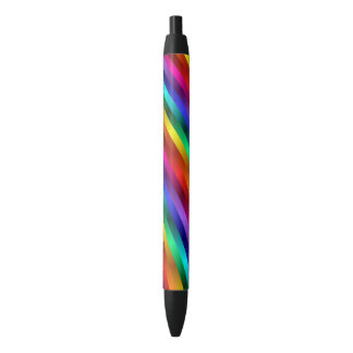 Rainbow Glitter Stripes Pen