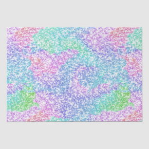 Rainbow Glitter Tissue Paper