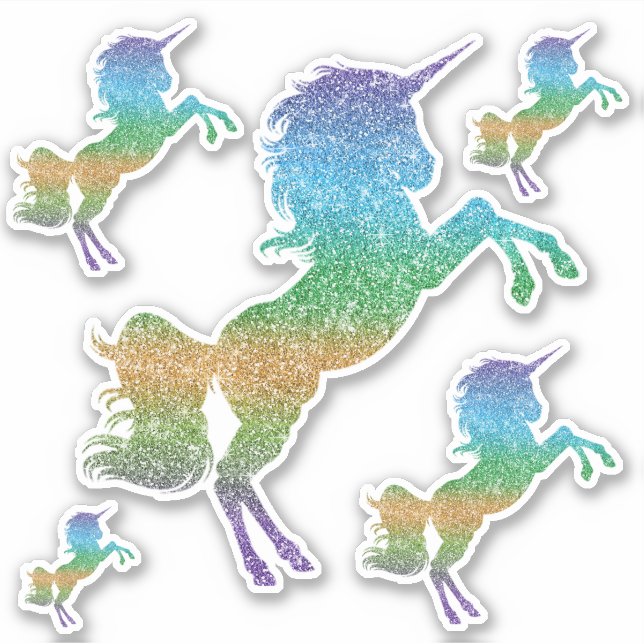 Rainbow Glitter Unicorn Pretty Horse (Front)