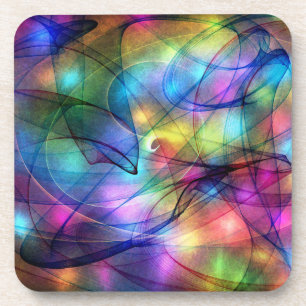 rainbow glowing lights coaster