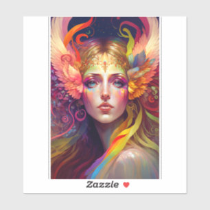Rainbow Goddess Fantasy Art