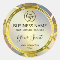 Rainbow Gold Lines Product Labels