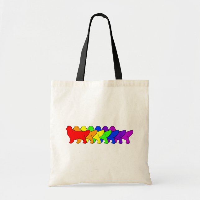 Rainbow Golden Tote Bag (Front)