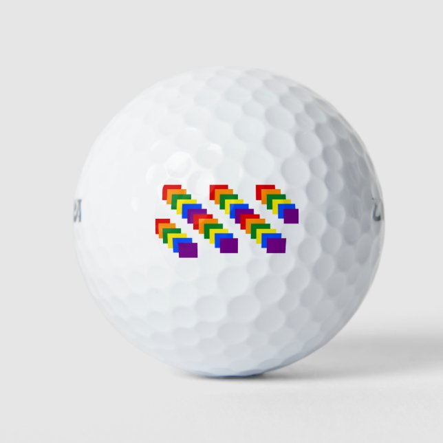 Rainbow Golf Balls (Front)